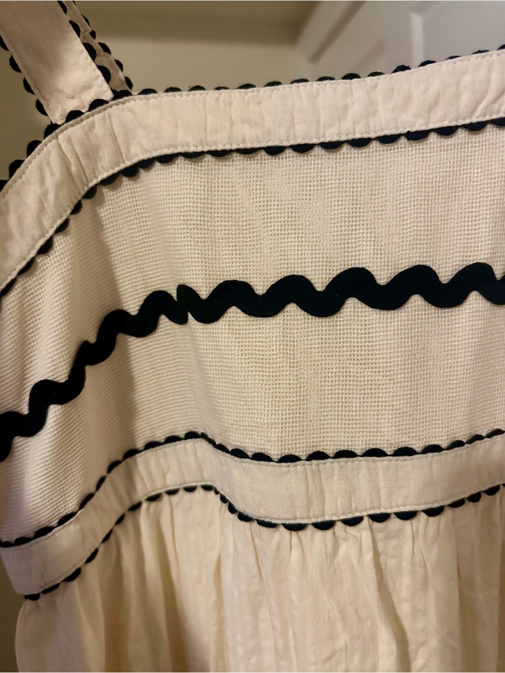 Sleeveless Maxi Dress with Ric Rac Trim - Picture 4 of 5